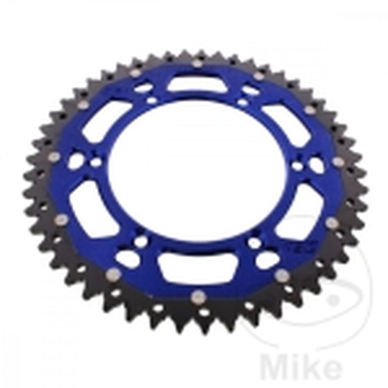 Corona Dual ZF 51 Dientes Paso 520 Azul | Motos Camaral