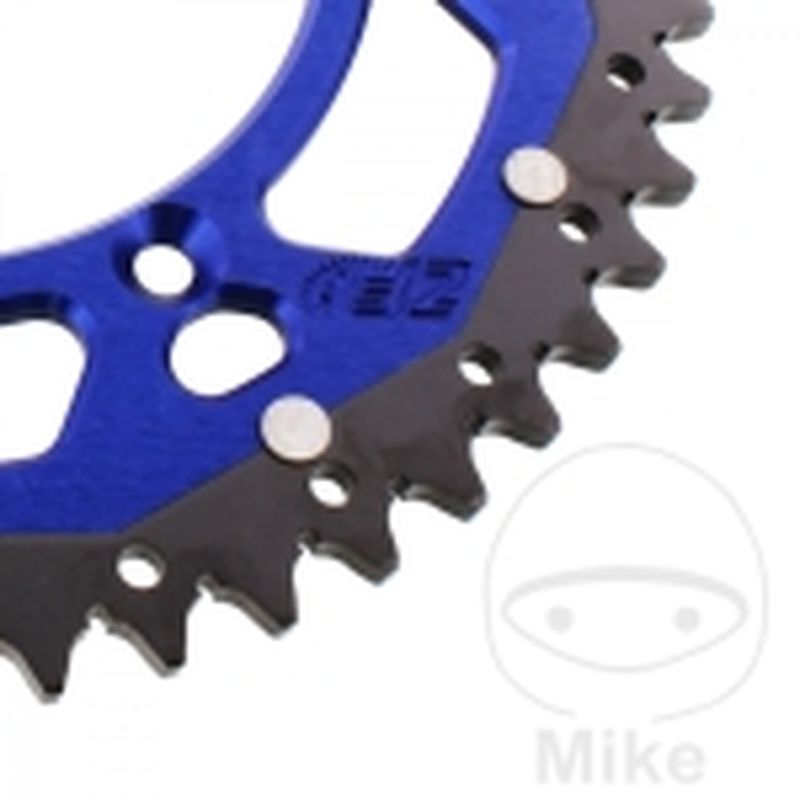 Corona Dual ZF 51 Dientes Paso 520 Azul | Motos Camaral