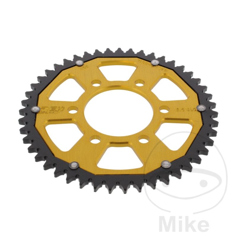 Corona Dual ZF 47 Dientes Paso 428 Dorada | Motos Camaral