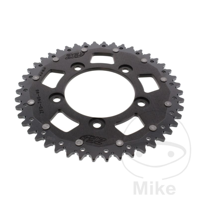 Corona ZF Dual 46 Dientes Paso 520 | Motos Camaral