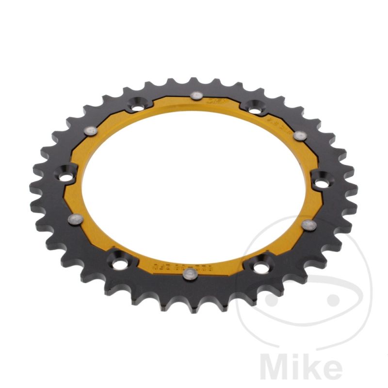 Corona Dual ZF 38 Dientes Paso 520 Dorada | Motos Camaral
