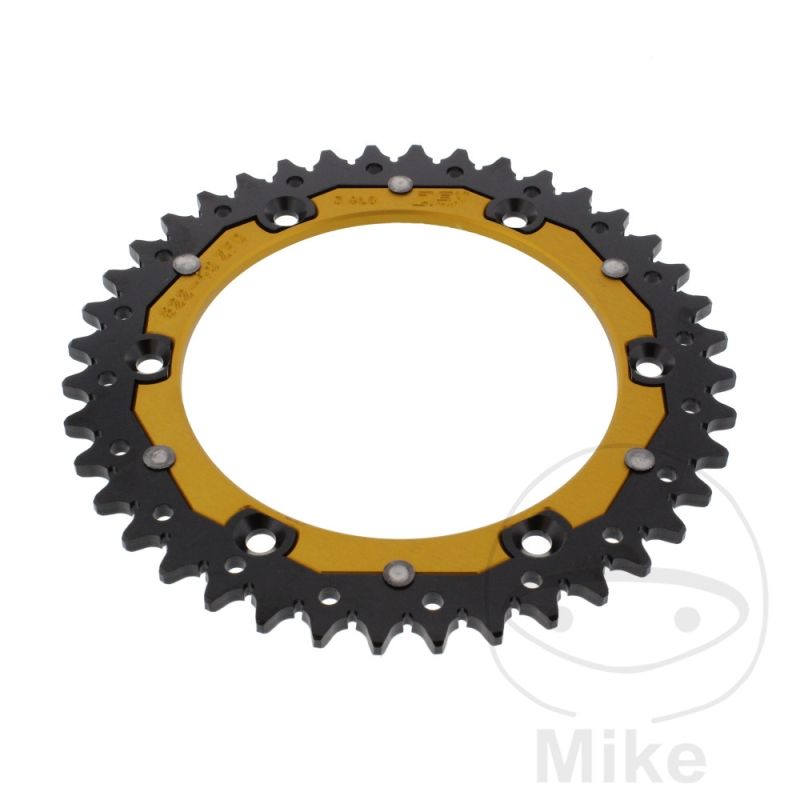 Corona Dual ZF 40 Dientes Paso 520 Dorada | Motos Camaral