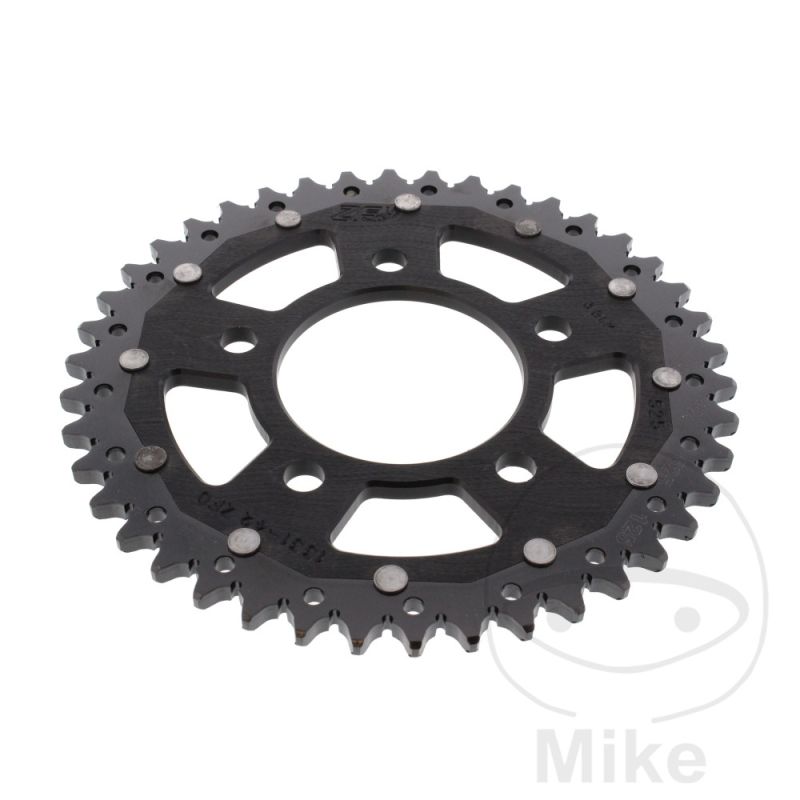 Corona Dual ZF 42 Dientes Paso 525 Negra | Motos Camaral