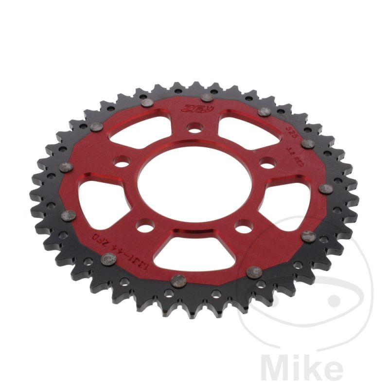 Corona Dual ZF 44 Dientes Paso 525 Roja | Motos Camaral