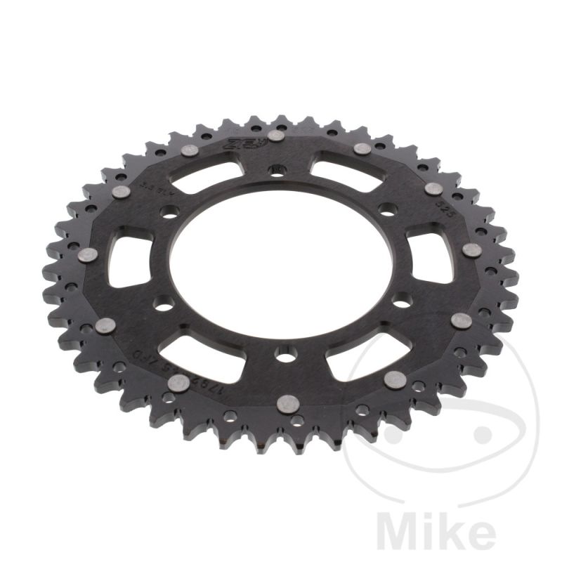Corona Dual ZF 45 Dientes Paso 525 Negra | Motos Camaral
