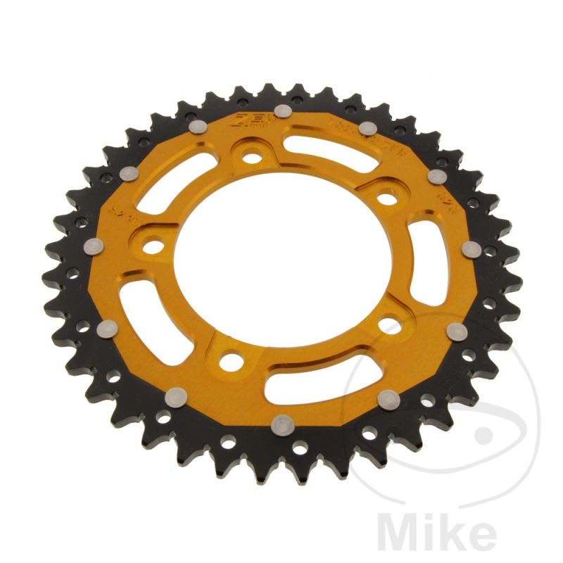 Corona Dual ZF 42 Dientes Paso 525 Dorada | Motos Camaral