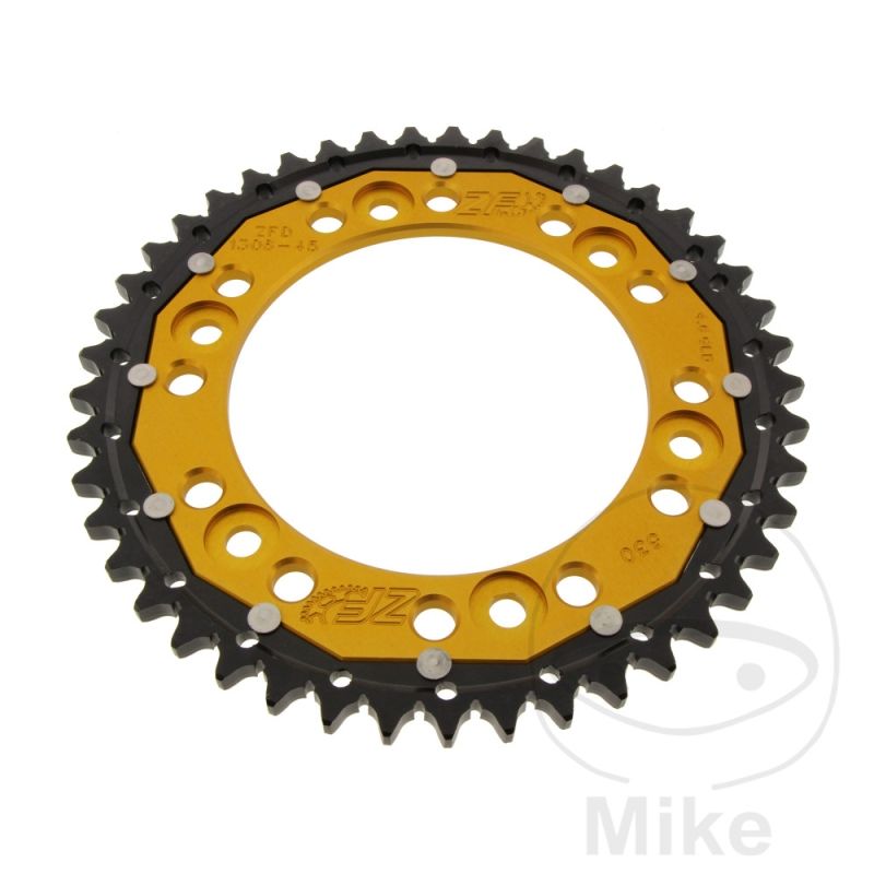 Corona Dual ZF 45 Dientes Paso 530 | Motos Camaral