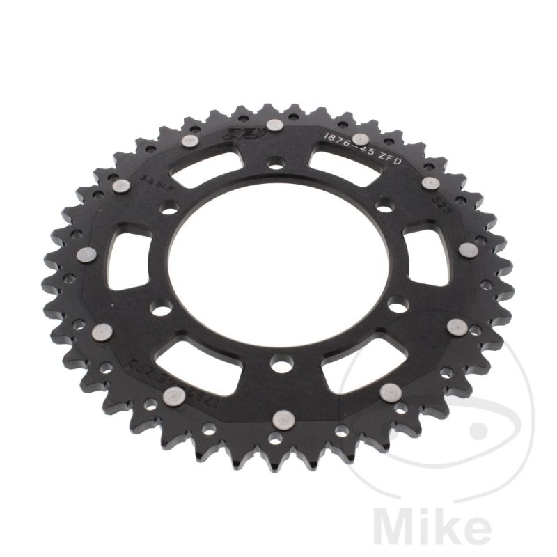 Corona Dual ZF 45 Dientes Paso 525 Negra | Motos Camaral