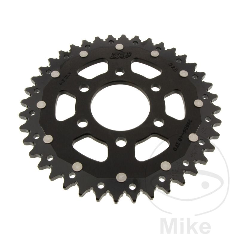 Corona Dual ZF 40 Dientes Paso 525 | Motos Camaral