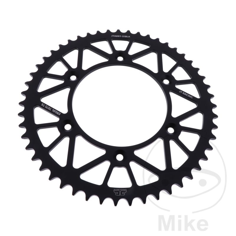 Corona Aluminio JT 51 Dientes Paso 520 | Motos Camaral