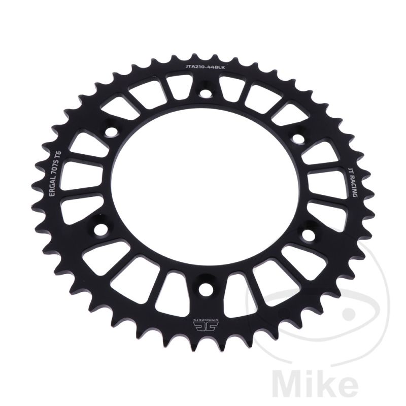 Corona JT Aluminio 44 Dientes Paso 520 Negra | Motos Camaral