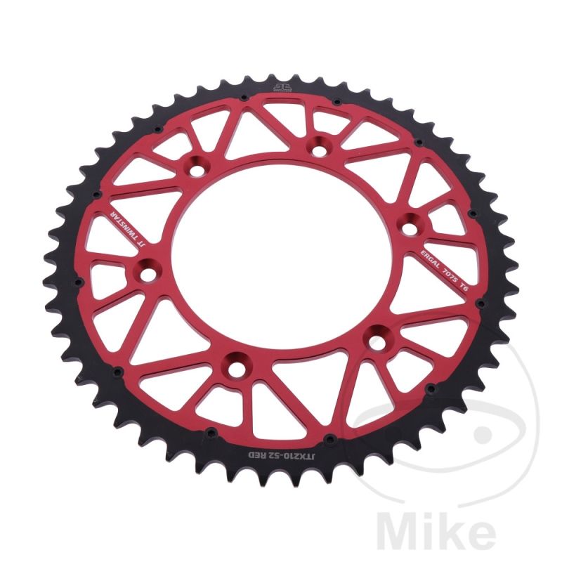 Corona JT Twinstar 52D Paso 520 Rojo | Motos Camaral