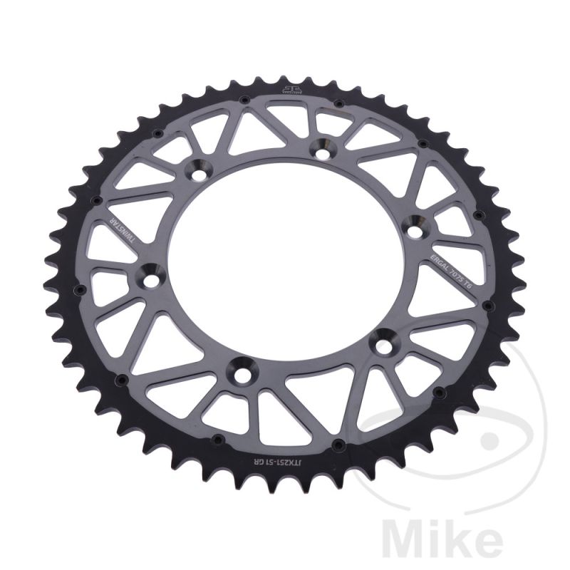 Corona JT Twinstar 51D Div. 520 Gris | Motos Camaral