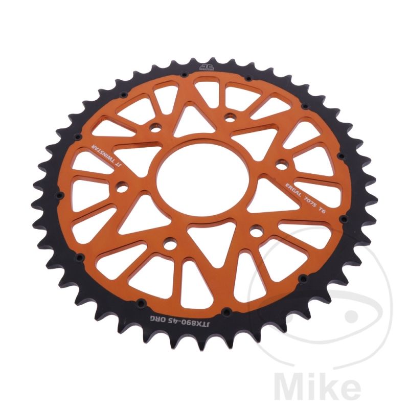 Corona JT Twinstar 45D Paso 520 Naranja | Motos Camaral