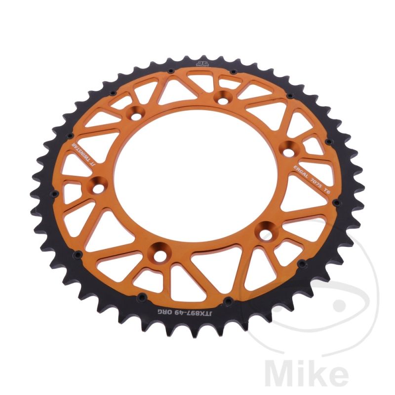 Corona JT Twinstar 49D 520 Naranja | Motos Camaral
