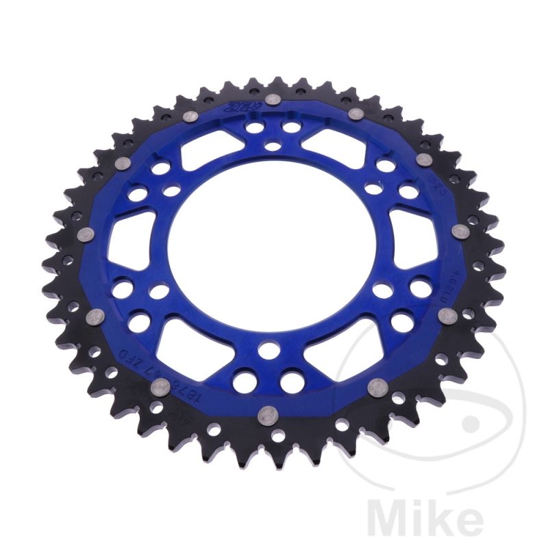 Corona ZF Dual 47 Dientes Paso 525 Azul | Motos Camaral