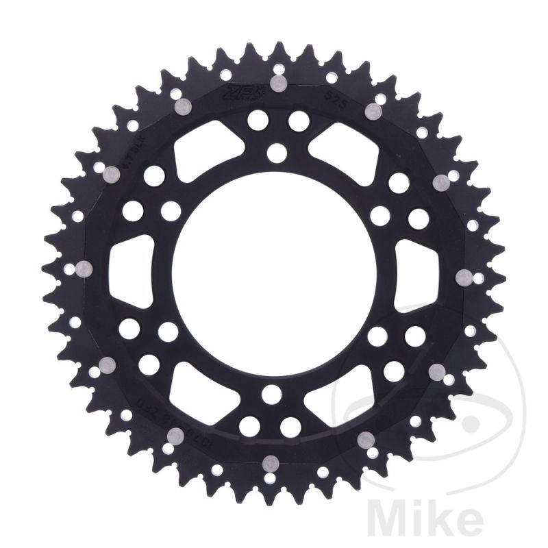 Corona Dual ZF 48 Dientes Paso 525 Negra | Motos Camaral