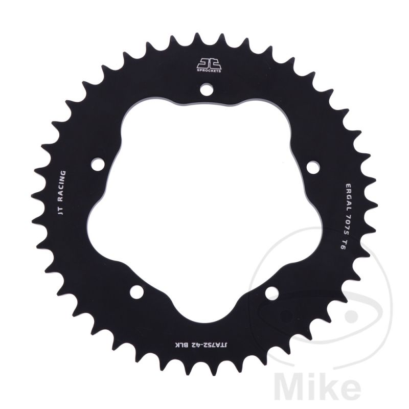 Corona Alu 42D Paso 525 Negra para Soporte 7585011 | Motos Camaral