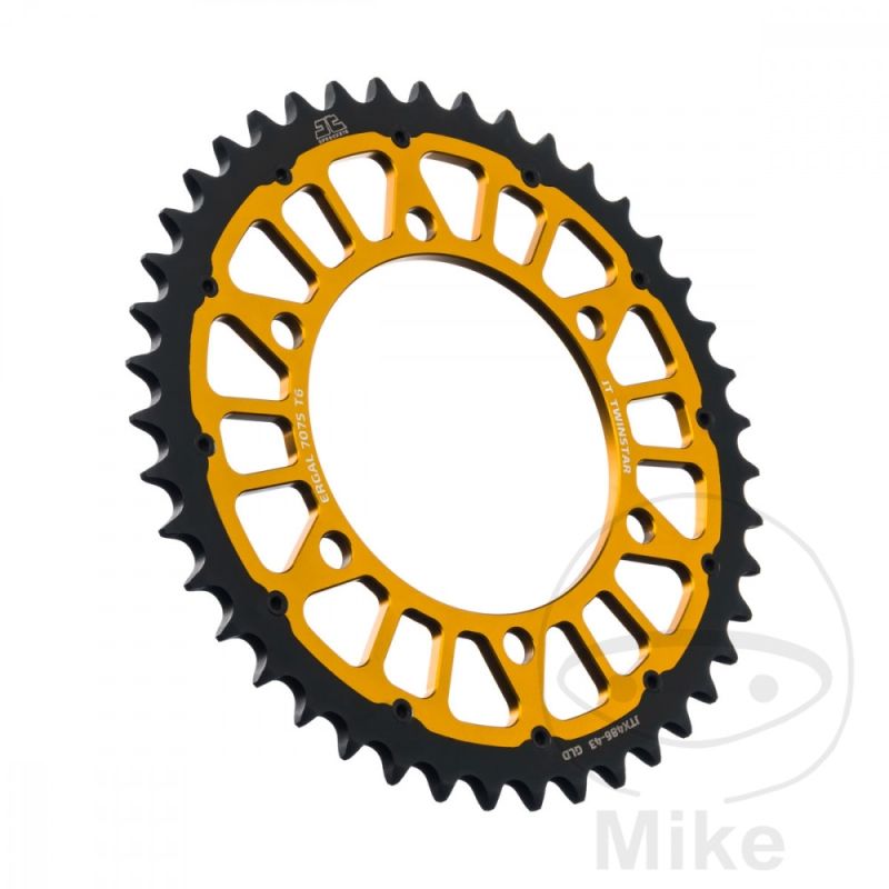 Corona JT Twinstar 43 Dientes Paso 520 | Motos Camaral