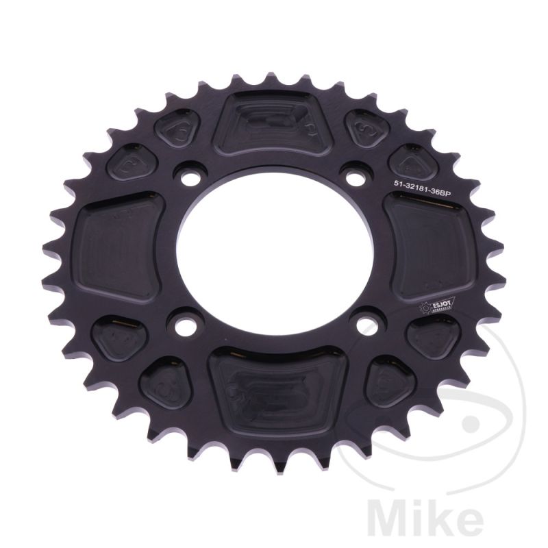 Corona Aluminio Esjot 36 Dientes Paso 520 | Motos Camaral