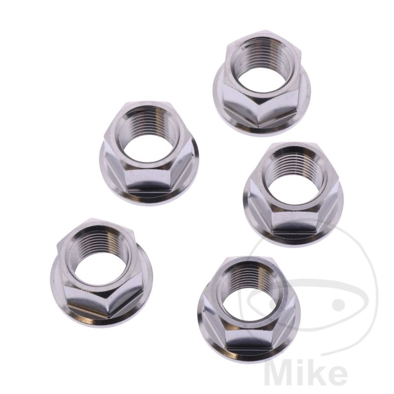 Tuerca Corona JMP Bolt M12 x 1.25 mm Inox | Motos Camaral