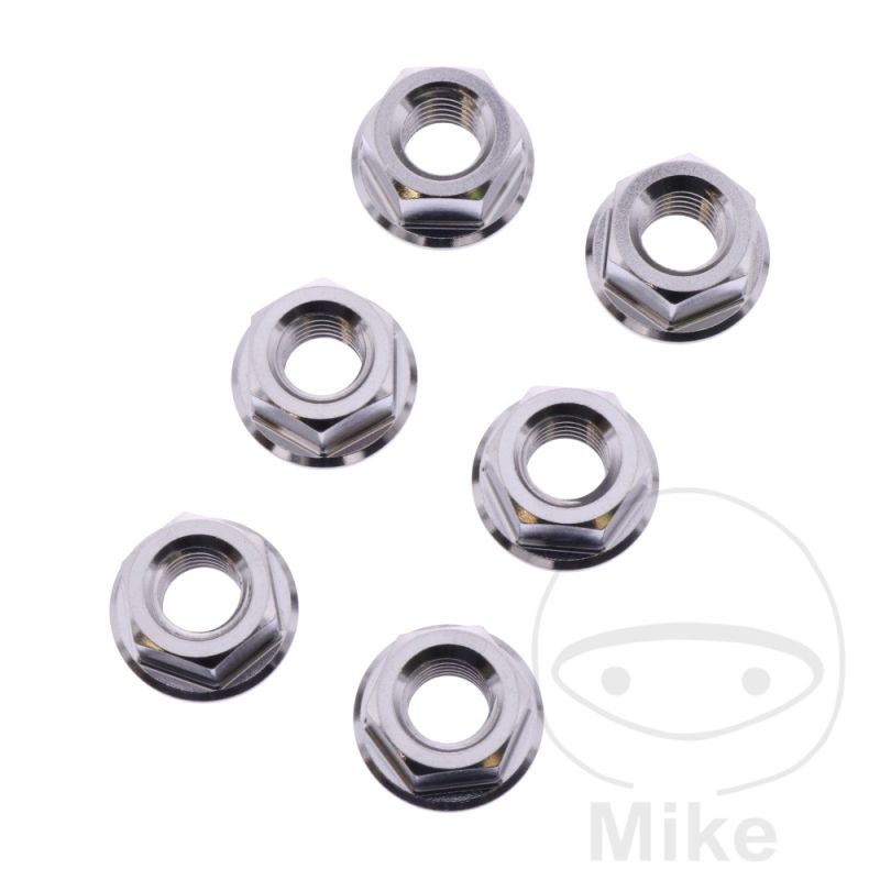 Juego Tuercas Corona JMP M8 x 1.25mm Inox V4A | Motos Camaral