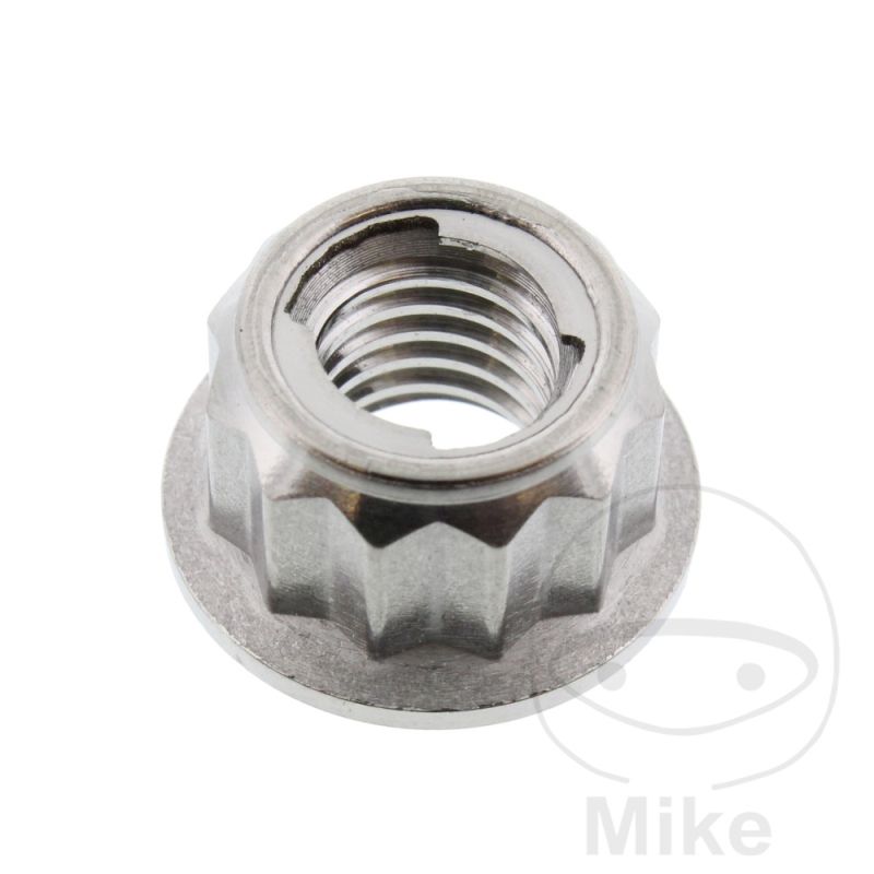 Tuerca Collar Autoblocante M8x1.25 Titanio | Motos Camaral