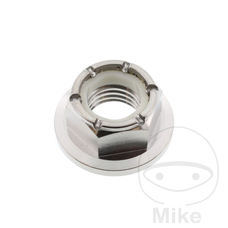 Tuerca Piñón Autoblocante JMP M10x1.25 Titanio | Motos Camaral