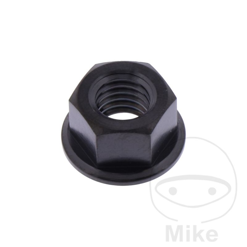 Tuerca Corona M8 x 1.25 Titanio Negro | Motos Camaral
