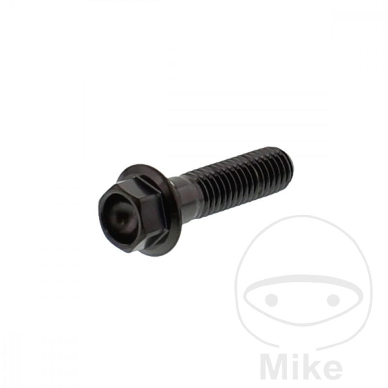 Tornillo Corona M8x1.25x30 Inox V4A Negro | Motos Camaral