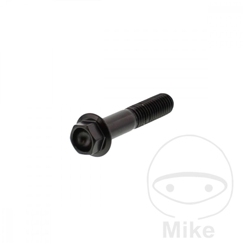 Tornillo Corona M8x1.25 40mm Inox V4A Negro | Motos Camaral
