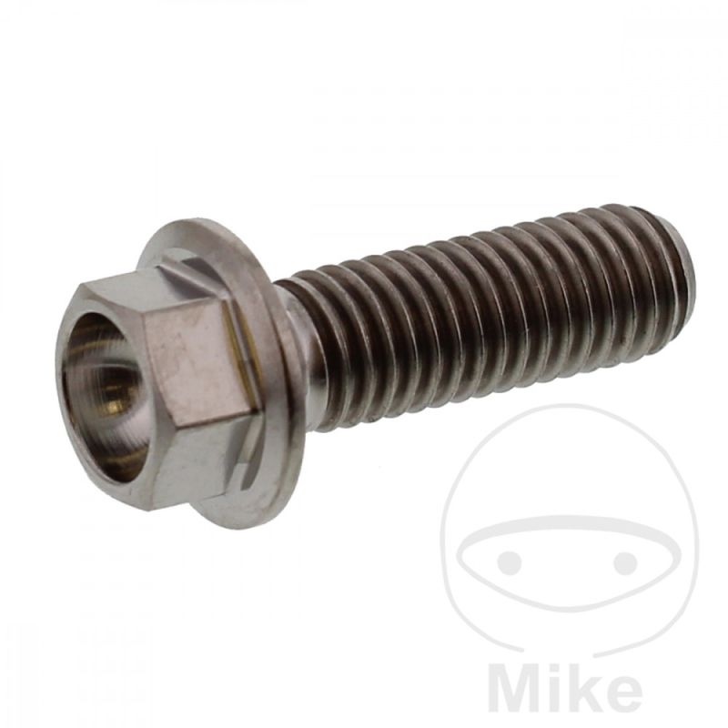 Tornillo Titanio JMP M8x1.25x25mm Corona | JMP Bolt | Motos Camaral