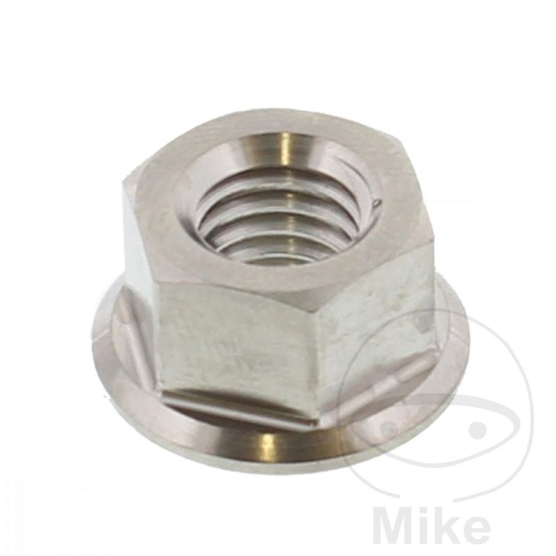Tuerca Corona JMP Bolt M8 x 1.25 mm Titanio | Motos Camaral
