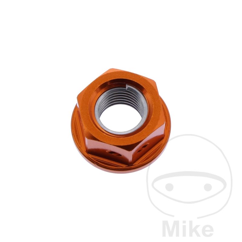 Tuerca corona JMP Bolt M10x1.25 alu racing naranja | Motos Camaral