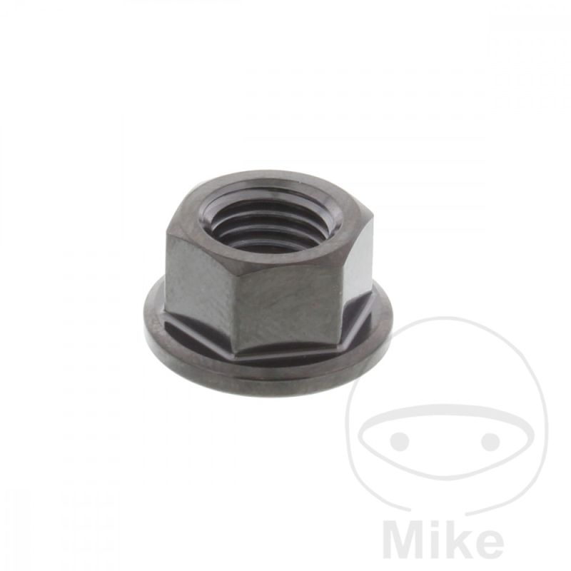 Tuerca Corona JMP Bolt M10x1.25 Titan Negro | Motos Camaral