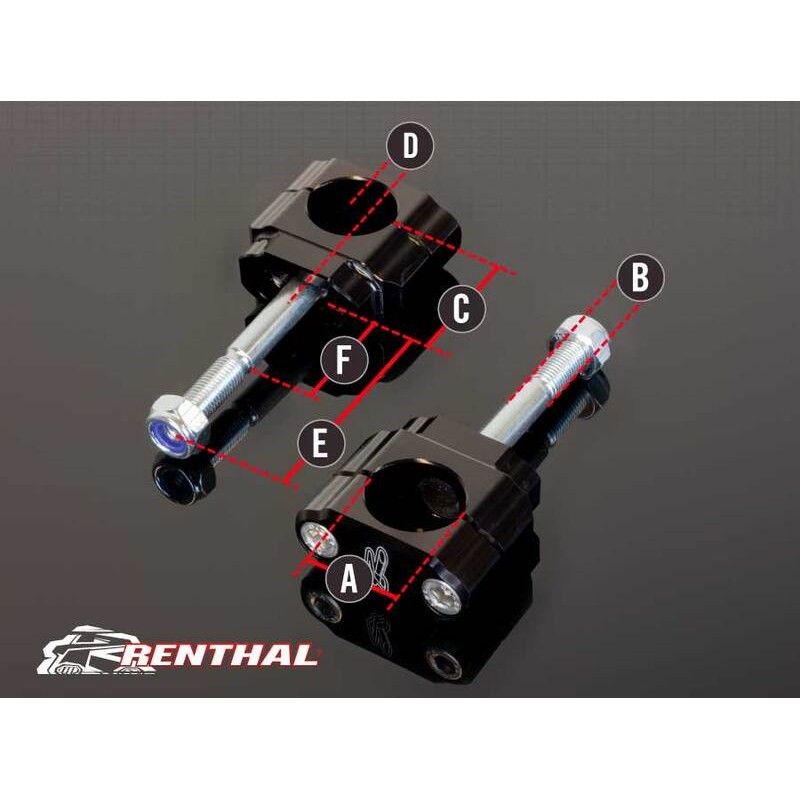 Torretas Renthal para Husqvarna/Suzuki CL003 - motoscamaralweb.com
