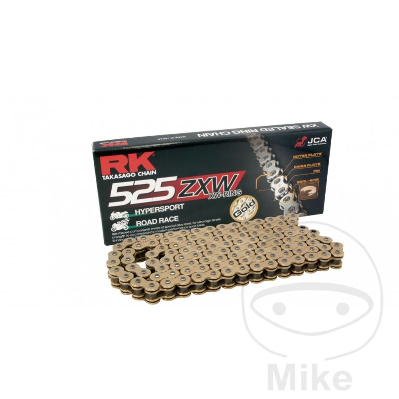 Cadena RK 525ZXW XW-Ring 112 Eslabones | RK | Motos Camaral
