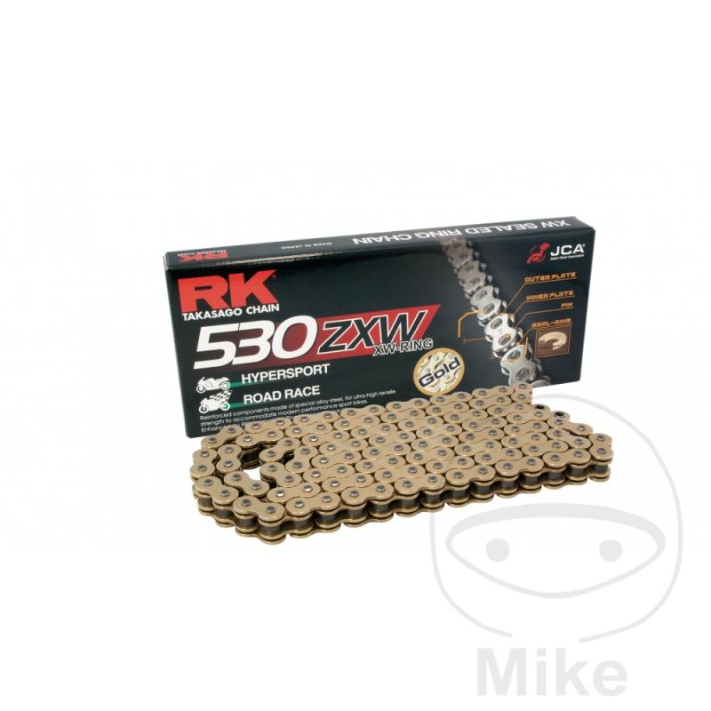 Cadena RK 530ZXW XW-Ring 118 Eslabones | RK | Motos Camaral
