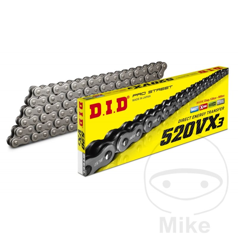 Cadena DID X-Ring 520VX3/130 Clip | DID | Motos Camaral