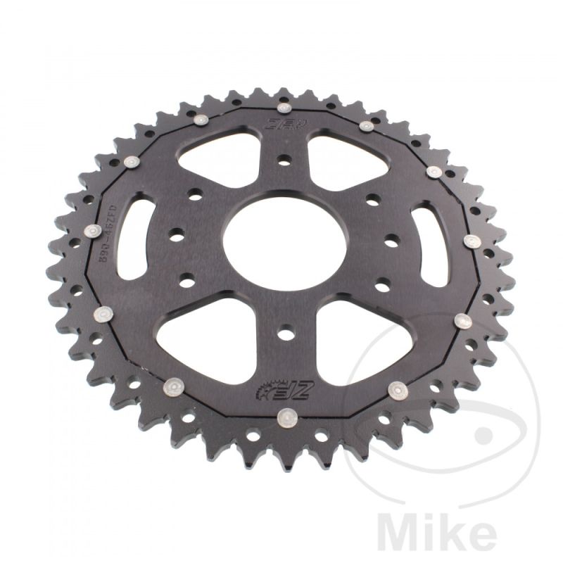 Corona ZF Dual 46 Dientes Paso 520 Negra | Motos Camaral