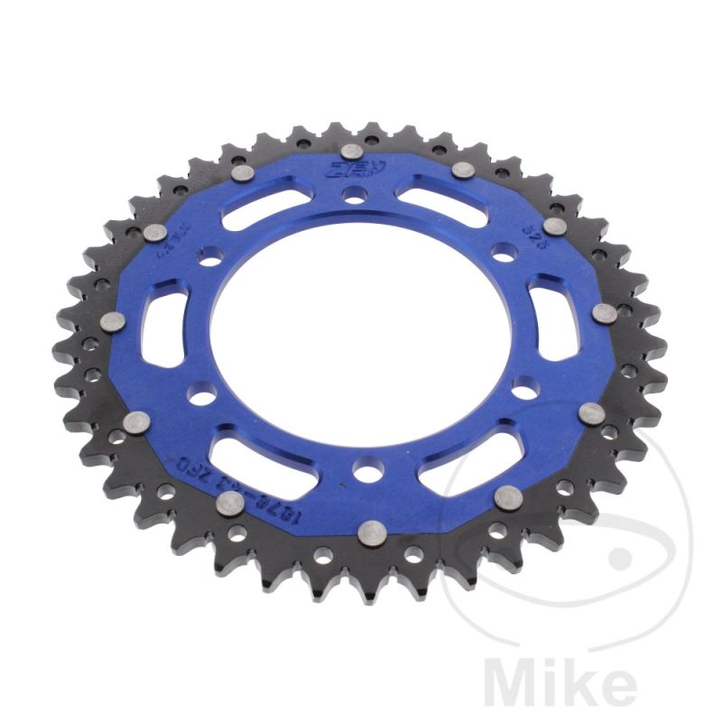 Corona Dual ZF 43 Dientes Paso 525 Azul | Motos Camaral