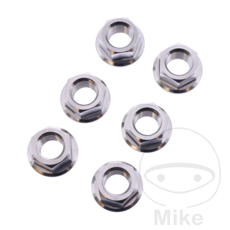 Juego Tuercas Corona JMP M10x1.25 Inox V4A | Motos Camaral