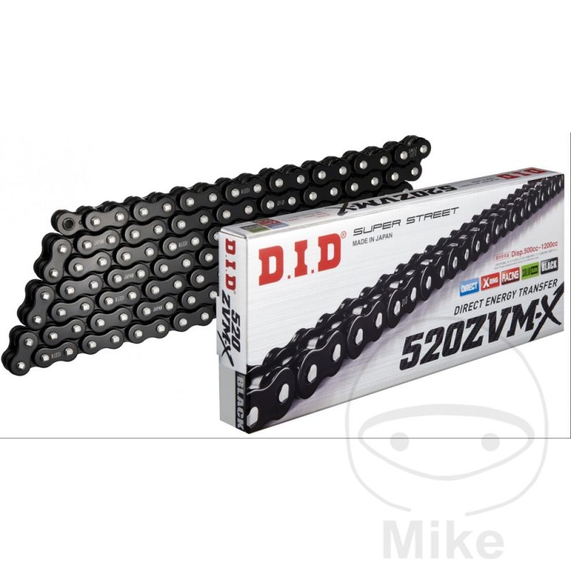 Cadena DID 520ZVMX X-Ring 100 Eslabones | DID | Motos Camaral