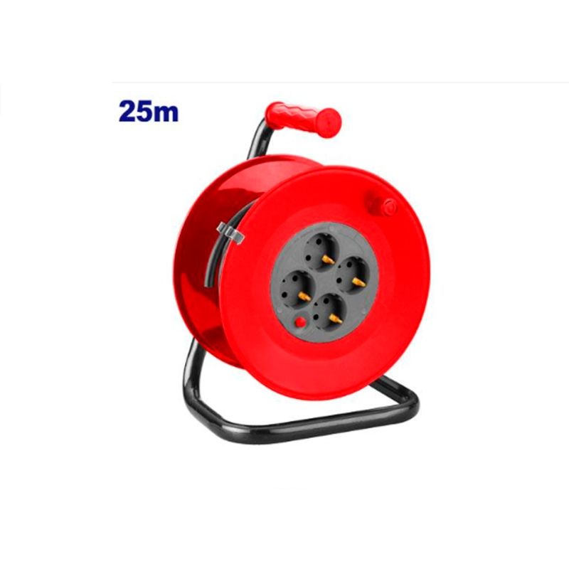EXTENSIBLE CABLE ELECTRICO 25M - CON PROTECTOR TÉRMICO EMTOP - motoscamaralweb.com