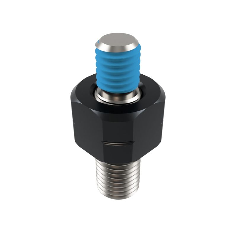 Adaptador de retrovisor HIGHSIDER pro rosca izquierda M10 x 1.25 a M8 - negro - motoscamaralweb.com