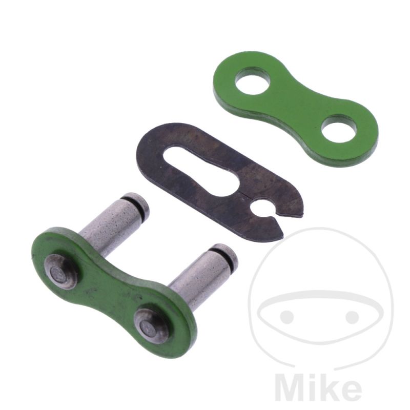 Enganche Clip RK 520MXZ5 Verde | Cadena Moto | Motos Camaral