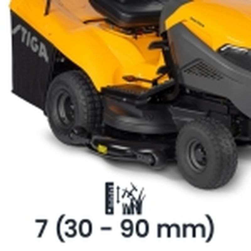 STIGA Tractor de gasolina Estate 7122 W - motoscamaralweb.com