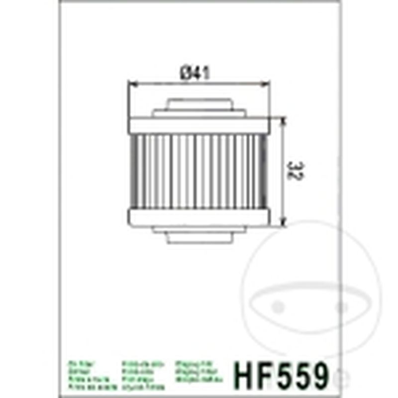 Filtro de Aceite Hiflo para Motor y Caja de Cambios | Motos Camaral