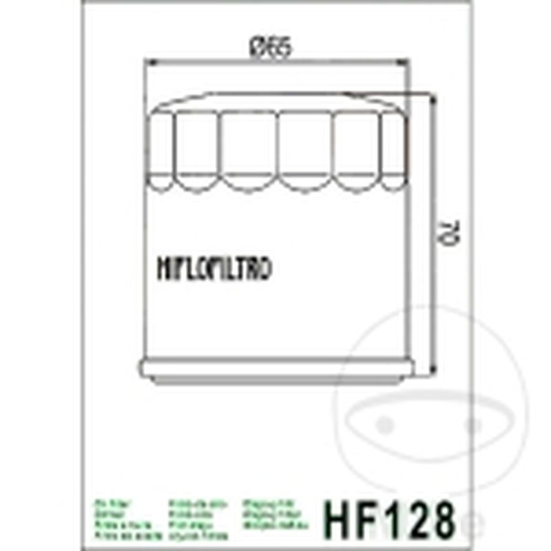 Filtro de aceite Hiflo | Motos Camaral