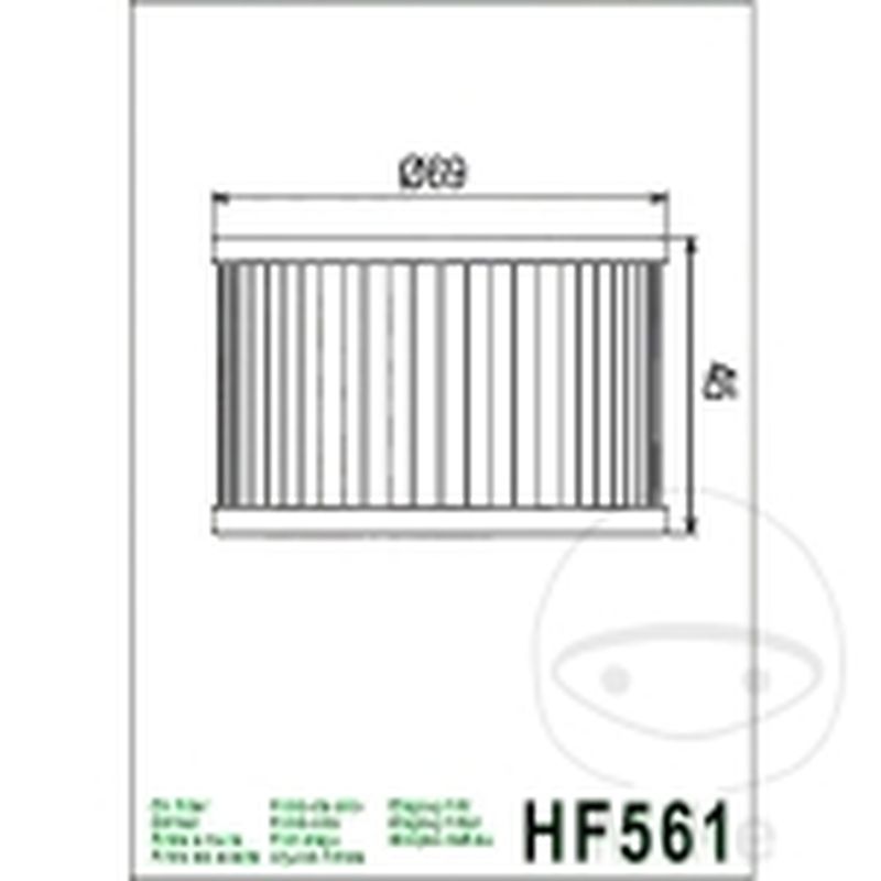 Filtro de Aceite Hiflo para Moto | Motos Camaral